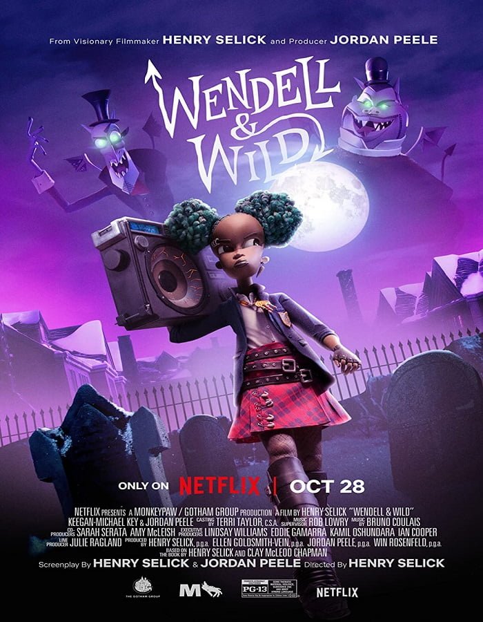 ดูหนังออนไลน์ฟรี Wendell & Wild (2022) เวนเดลล์กับไวลด์